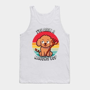 ive been a naughty boy - brown dog Tank Top